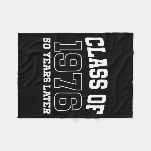 Cl Of 1976 Reunion 50 Years Alumni Graduation High Fleecedecke (Vorderseite (Horizontal))