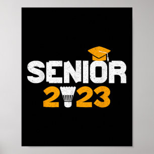 Cl of 2023 Badminton Abschluss 2023 Grad Poster