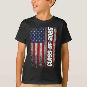 Cl of 2025 Funny Senior 2025 US-amerikanische Flag T-Shirt