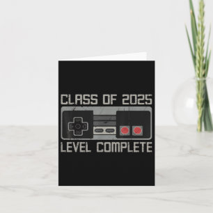 CL of 2025 Level Complete Senior Abschluss Gamer Karte