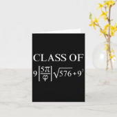CL of 2025 Math Equation Geek Abschluss Lehrer n Karte (Gelbe Blume)