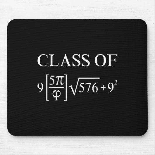 CL of 2025 Math Equation Geek Abschluss Lehrer n Mousepad (Vorne)