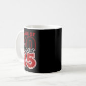Cl of 2025 Senior - 2025 Abschluss Red Kaffeetasse (Vorderseite Links)