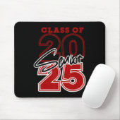 Cl of 2025 Senior - 2025 Abschluss Red Mousepad (Mit Mouse)