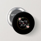 CL of 2025 Senior 2025 Niedlich Arrow Blume for Gi Button (Vorne & Hinten)