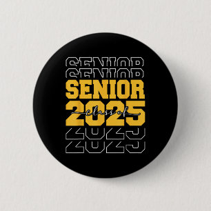 Cl of 2025 Senior Gifts Funny Seniors 2025 Graduat Button