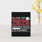 CL of 2025 Senior Year Loading Funny Senior 2025 Karte (Gelbe Blume)