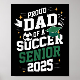 CL of 2025 Soccer Senior Vater Senior Soccer Gradu Poster