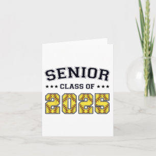 CL of 2025 Softbyll Senior Abschluss Graduate Wom Karte