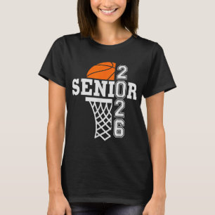 CL of 2026 Basketball Senior 26 Player Team Gradua T-Shirt