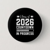 CL of 2026 Countdown in Progress Senior Graduate Button (Vorderseite)