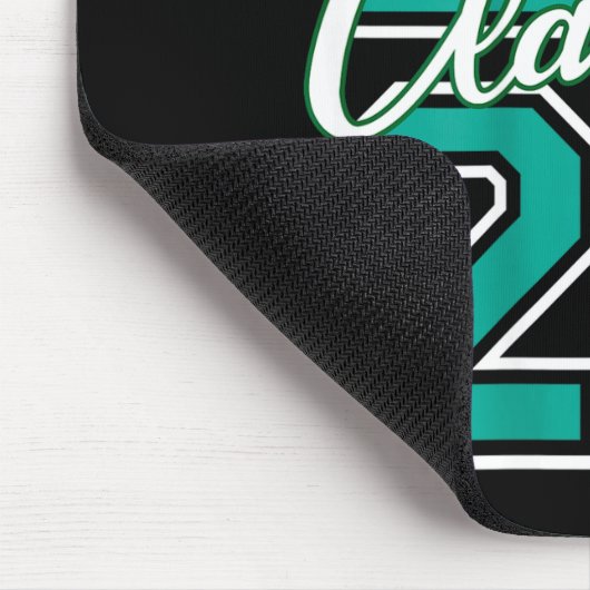 Cl Of 2026 Graduation Varsity Teal And White On Th Mousepad (Ecke)