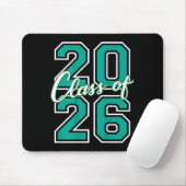 Cl Of 2026 Graduation Varsity Teal And White On Th Mousepad (Mit Mouse)