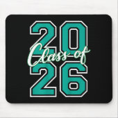 Cl Of 2026 Graduation Varsity Teal And White On Th Mousepad (Vorne)