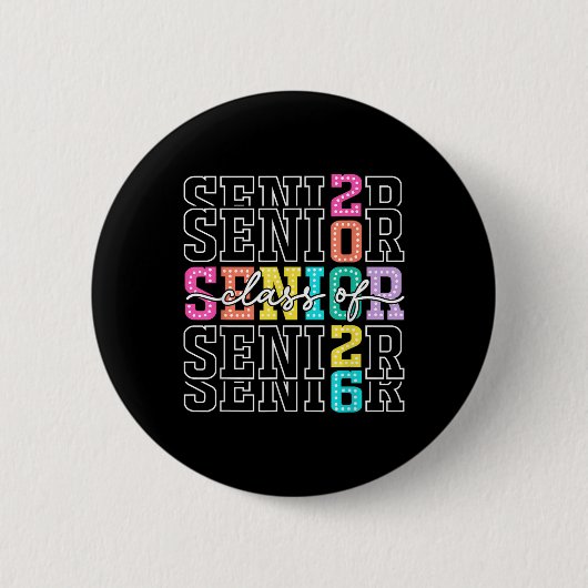 CL of 2026 Senior 2026 Abschluss Student Men Wome Button (Vorderseite)