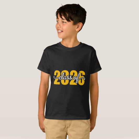 CL of 2026 Senior 26 High School Abschluss Black T-Shirt (Vorne ganz)