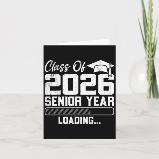 CL of 2026 Senior Year Loading Countdown Graduatio Karte (Vorderseite)