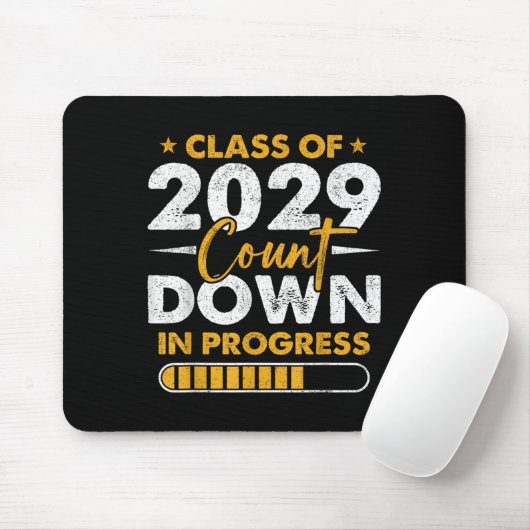 Cl Of 2029 Count Down In Progress Graduation 8th G Mousepad (Mit Mouse)