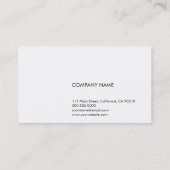 CL UnternehmensNo24B Vintages Grün Visitenkarte (Rückseite)