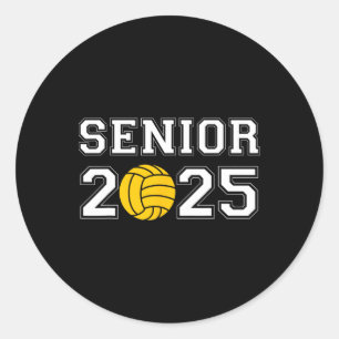 Cl von 2025 Abschluss Waterpolo Senior 2023 Water Runder Aufkleber