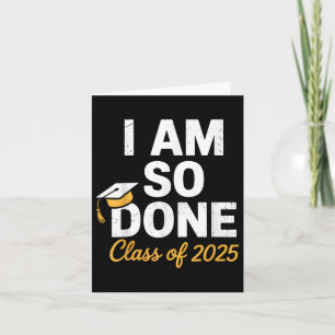 Cl von 2025 bin ich so fertig Abschluss für ihn ih Karte