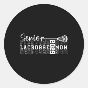 Cl von 2025 Lacrosse Mama Senior Abschluss Cl von Runder Aufkleber
