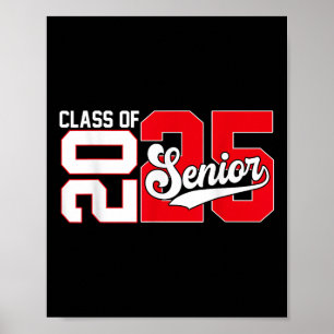 Cl von 2025 Senior Abschluss 2025 zurück zur Schul Poster