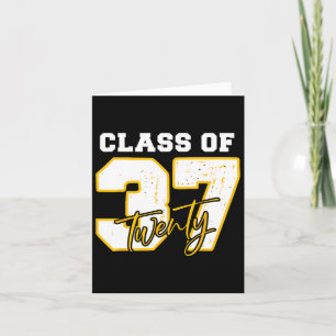 Cl von 2037 Pre-k to Abschluss Back 2 School wachs Karte