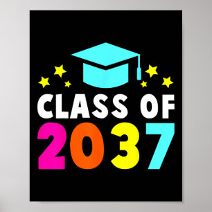 Cl von 2037 Wachse mit mir Erster Schultag Abschlu Poster