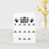 Cl von 2037 wächst mit dem Handprint vor der 12. K Karte (Gelbe Blume)