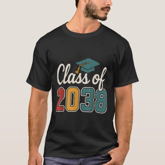 CL von 2038 wächst mit mir lustiger Kindergarten z T-Shirt (Vorderseite)