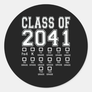 Cl von 2041 wächst mit meinem Shirt Runder Aufkleber