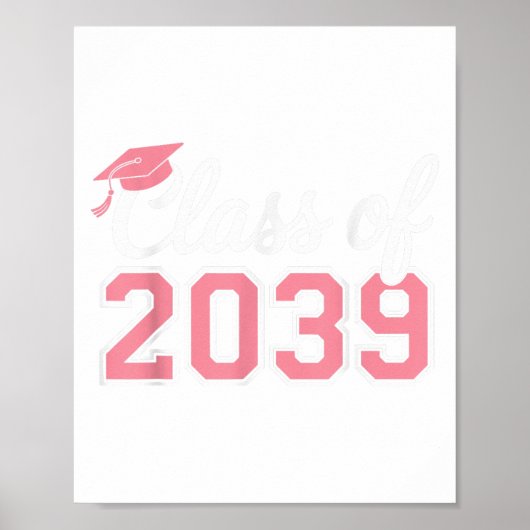 Cl von 20 mit meinem Kindergarten wachsen Pink Coq Poster (Vorne)