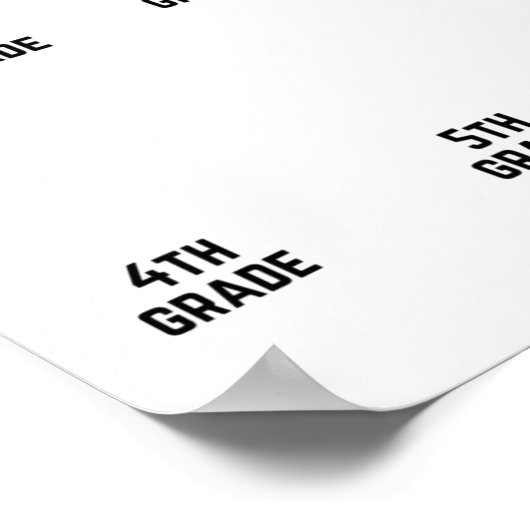 Cl von 20&#; Schuljahr wächst mit mir K-12 Handpri Poster (Ecke)