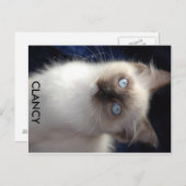 cla1, CLANCY Postkarte (Vorne/Hinten)