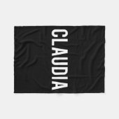 Cla - Cool New Funny Name Fan Gift Tee Fleecedecke (Vorderseite (Horizontal))