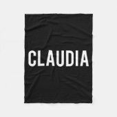Cla - Cool New Funny Name Fan Gift Tee Fleecedecke (Vorderseite)