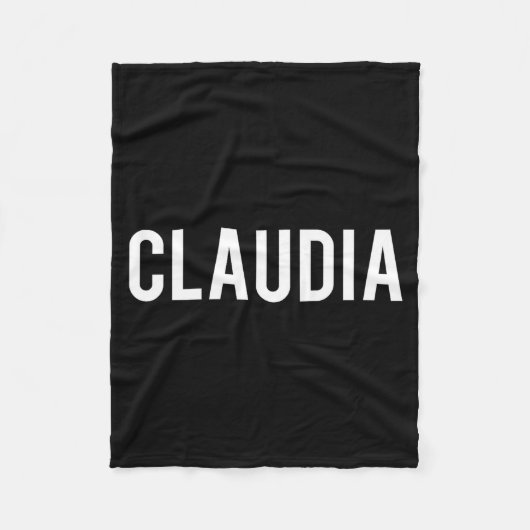 Cla - Cool New Funny Name Fan Gift Tee Fleecedecke (Vorderseite)