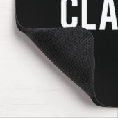 Cla - Cool New Funny Name Fan Gift Tee  Mousepad (Ecke)