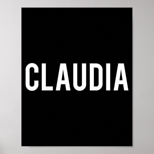 Cla - Cool New Funny Name Fan Gift Tee Poster (Vorne)
