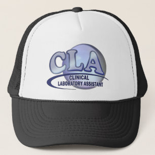 CLA FunBlue LOGO - KLINISCHER LABOR-ASSISTENT Truckerkappe