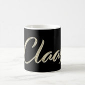 Claas Name whitegold Tasse Teetasse Kaffeetasse (Mittel)