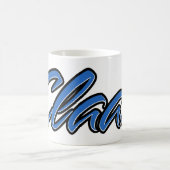 Claas Vorname Name blue Tasse Kaffeetasse (Mittel)