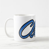 Claas Vorname Name blue Tasse Kaffeetasse (Links)