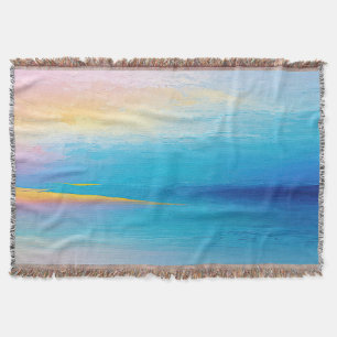 "Clachanray", eine weiträumige, rosa und blaue Lan Decke