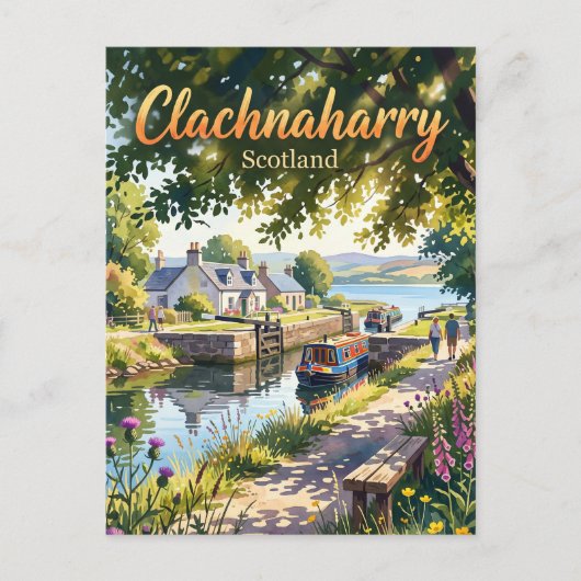 Clachnaharry Schottland Postkarte (Vorderseite)
