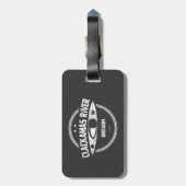 Clackamas Fluss Oregon Kayaking Gepäckanhänger (Rückseite vertikal)