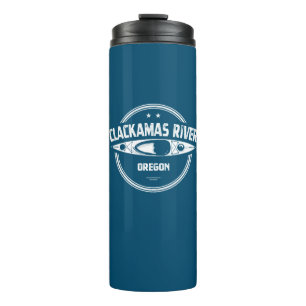 Clackamas Fluss Oregon Kayaking Thermosbecher