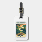 Clackamas River Oregon Colors Gepäckanhänger (Vorderseite vertikal)