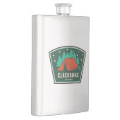 Clackamas Wilderness Oregon Camping Flachmann (Rechts)